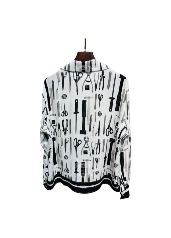 Monochrome Sculpture Baroque Tee | The Gallery Luxe