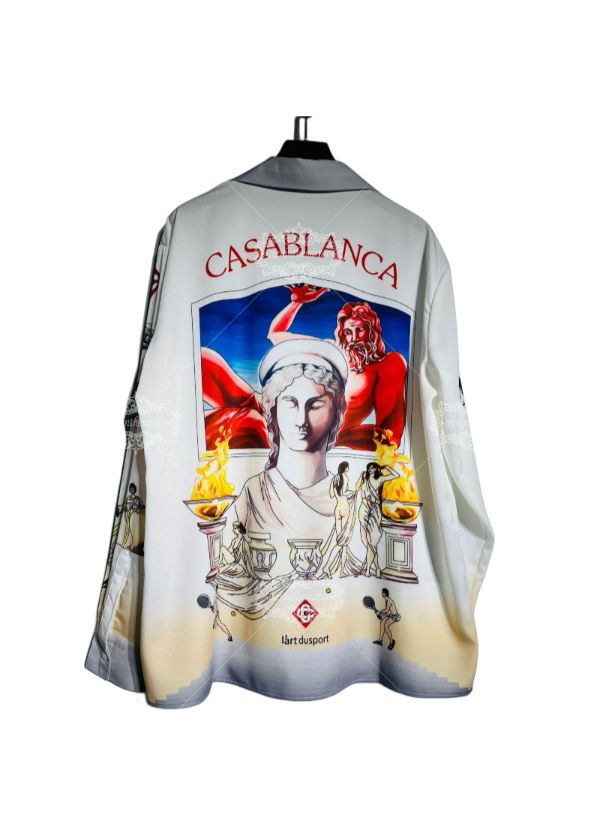 Opulent Medusa Baroque Print Shirt | Dark Luxe Short