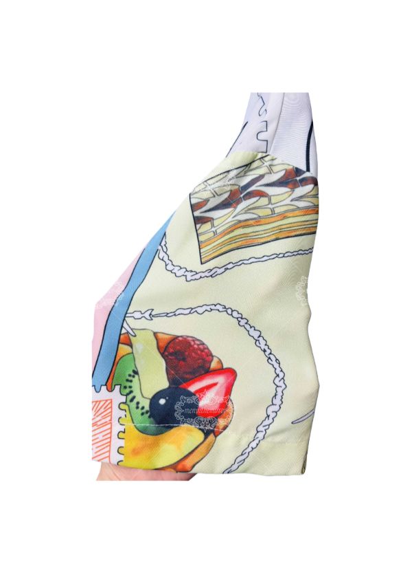 Vibrant Aqua Blue Geometric Print Shirt | High-Contrast Luxe Streetwear