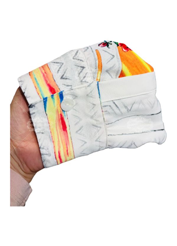 White Green Natural Luxe Crest Tee | The Gallery Luxe