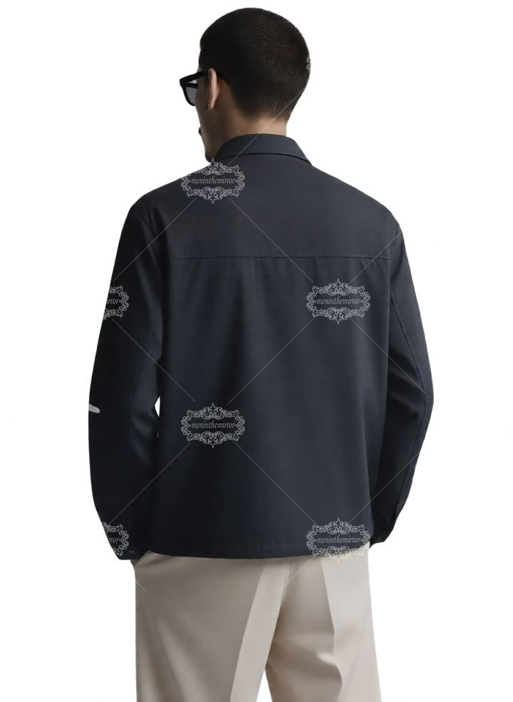 Black AMIRI Script Logo Shirt | The Leisure Collar