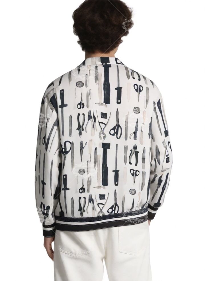 Monochrome Sculpture Baroque Tee | The Gallery Luxe