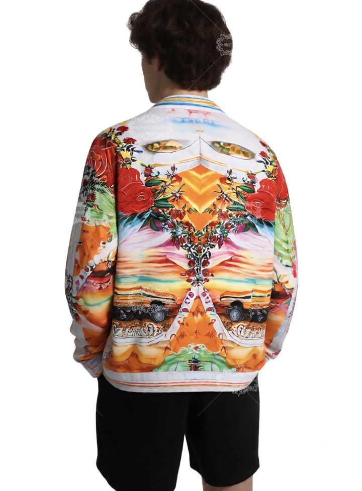 White Green Natural Luxe Crest Tee | The Gallery Luxe