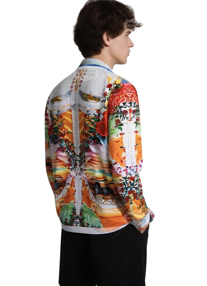 White Green Natural Luxe Crest Tee | The Gallery Luxe